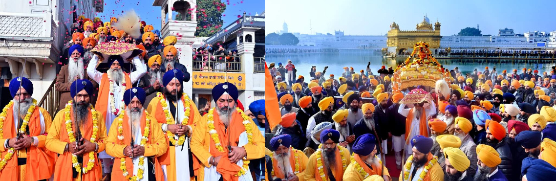 ਸ਼ਹੀਦ ਬਾਬਾ ਦੀਪ ਸਿੰਘ ਜੀ ਦੇ ਜਨਮ ਦਿਹਾੜੇ ਸਬੰਧੀ ਸ੍ਰੀ ਅਕਾਲ ਤਖ਼ਤ ਸਾਹਿਬ ਤੋਂ ਸਜਾਇਆ ਨਗਰ ਕੀਰਤਨ