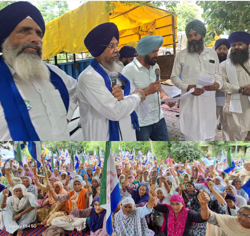 ਕਿਸਾਨ ਮਜਦੂਰ ਸੰਘਰਸ ਕਮੇਟੀ ਜਿਲ੍ਹਾ ਅੰਮ੍ਰਿਤਸਰ ਦੇ 3 ਜੋਨਾਂ ਵੱਲੋਂ ਬੀ. ਡੀ. ਪੀ. ਓ. ਤਰਸਿੱਕਾ ਦੇ ਦਫਤਰ ਅੱਗੇ 3 ਦਿਨਾਂ ਧਰਨਾ-